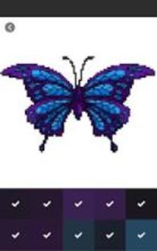 Butterfly Color By Number, Butterfly coloring book游戲截圖1