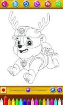 Paw Coloring Puppy Patrol for adult游戲截圖5