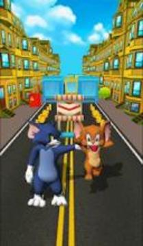 Tom and Mouse Subway Catch Game游戲截圖1