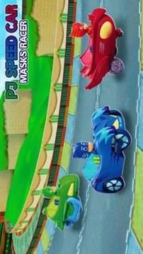 Pj Speed Car: Masks Racer游戲截圖1