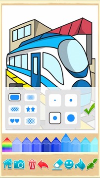 火車著色游戲游戲截圖3