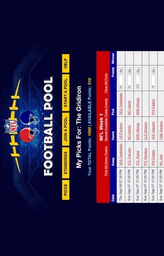 NFL Pool Office Football Pool游戲截圖4