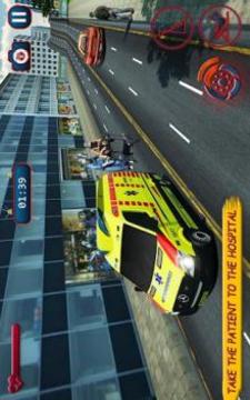 Ambulance Driver Rescue - Ambulance Games游戲截圖4