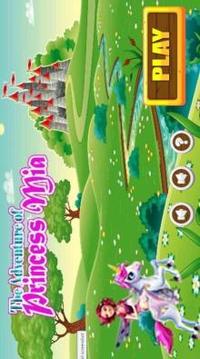 Mia and me run : jump rush游戲截圖1