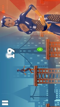 Roof Cat Woman Chase游戲截圖4