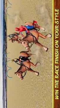 Impossible SuperHeroes Horse Stunts 3D游戲截圖4