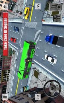 City Coach Bus Parking Drive游戲截圖4