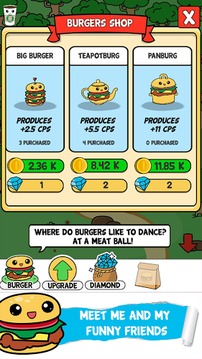 Burger Food Evolution Clicker游戲截圖3