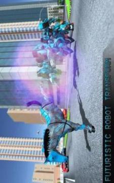 US Police Robot Car Cop Transform Horse Games游戲截圖1