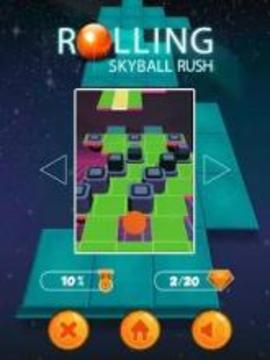 Rolling SkyBall Rush: Flying Ball Dash游戲截圖3