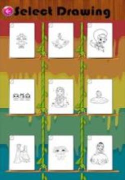 LOL Surprise Dolls Coloring Pages游戲截圖1