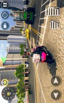 SuperHero Pizza Delivery - Bike Stunts Games 2018游戲截圖1