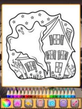 My Halloween Coloring Book:Coloring Game游戲截圖1