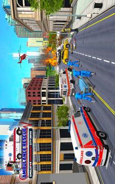 Ambulance Rescue Simulator – Emergency City Drive游戲截圖3