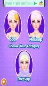 Hijab Style Makeup Salon游戲截圖2