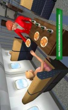Virtual Flight Attendant Air Hostess Simulator 3D游戲截圖1