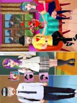 Secret High School Crush - My Love Kiss Story Game游戲截圖3