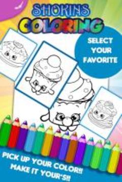 Coloring Game for Shopkin游戲截圖1