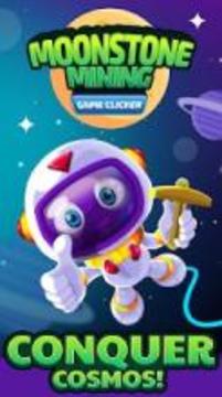 Moonstone Mining Game Clicker: Stones Mine at Moon游戲截圖1
