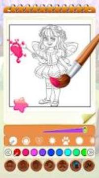 Fairytale Princess Coloring Games游戲截圖2