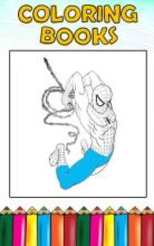 How To Color Spider-Man (Spider Games)游戲截圖1