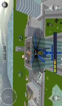 911 City Police Helicopter 3D游戲截圖3
