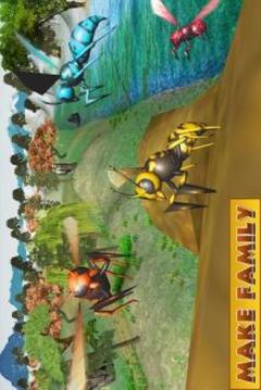 Wasp Insect Survival Nest Sim游戲截圖4