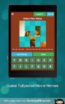 Guess Tollywood Movie Heroes游戲截圖4