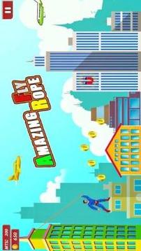 Rope Flying Adventure Game - Superheroes Fly Fun游戲截圖2