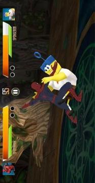 Spiderman Fighting Spongebob & Heroes游戲截圖2