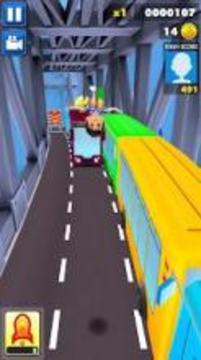 Bus & Train Subway Surf Run游戏截图2