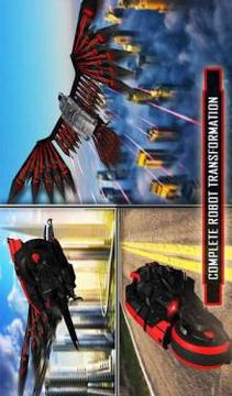 US Police Spy Crow Transforming Robot Bike 2018游戲截圖2