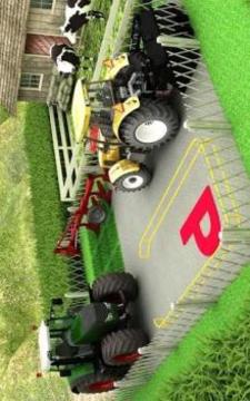 New Village Farming Tractor Parking Game 2018游戏截图2