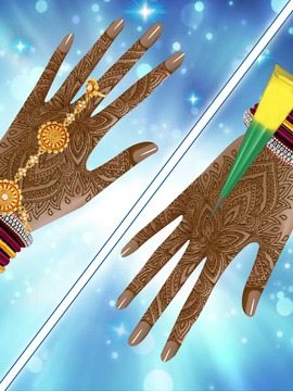 Indian Bride Makeover Salon And HandArt游戲截圖4