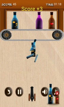 Rock Bottle Shoot Game Free游戲截圖2