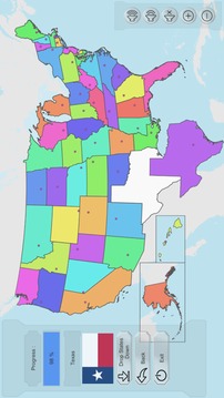 USA Map Puzzle Free游戲截圖3