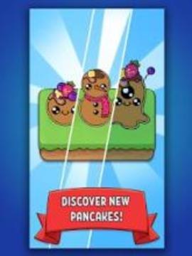 Merge Pancake - Kawaii Idle Evolution Clicker Game游戲截圖2