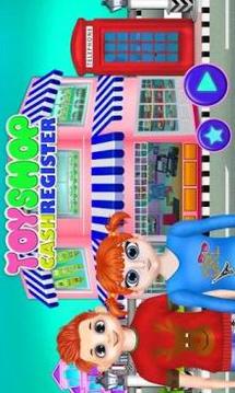 Toy Store Shopping Mall: Cash Register Girl Game游戲截圖1