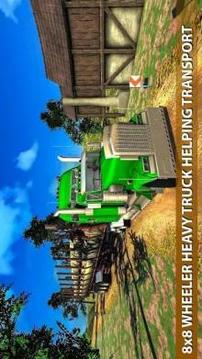 Off Road 8x8 Wheeler Cargo Truck Transporter游戲截圖3