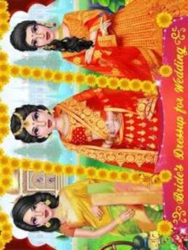 Indian Bride Doll Salon For Wedding游戲截圖2