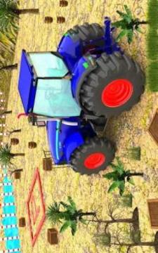 New Village Farming Tractor Parking Game 2018游戏截图4