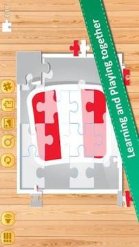 Jigsaw Puzzle National Flags AB - Educational Game游戲截圖5