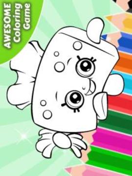 Coloring Pages Game of Shopkin游戲截圖2