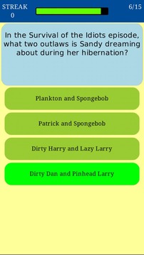 Trivia for Spongebob Fan Quiz游戲截圖2