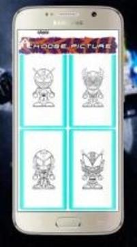 Super Kamen Coloring Book游戲截圖4