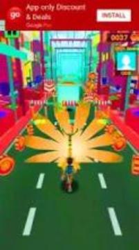 Subway Gold Rush Run 3D游戲截圖3