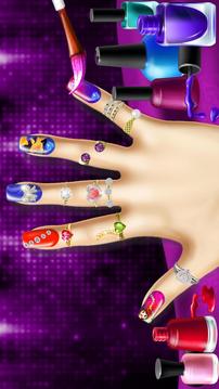 Princess Nail salon - Color your Nails游戲截圖1