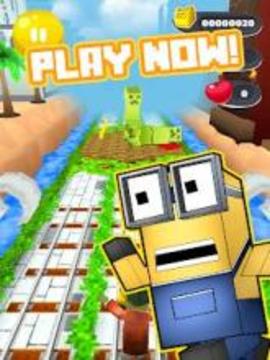 Yellow Banana Me Minion Craft Run游戲截圖2