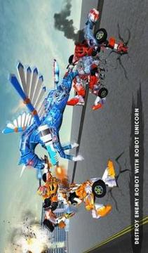 Robot Unicorn Bike Transform Battleground Royale游戲截圖1