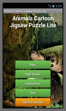 Animals Cartoon Puzzle Lite游戲截圖1